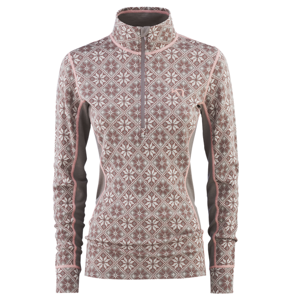 Kari traa Rose Half-Zip Base Layer Top-100% Merino Wool