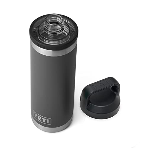 Yeti Rambler 18oz Water Bottle with Chug Cap Charcoal
