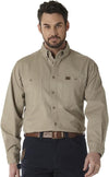Wrangler Long Sleeve Twill Work Shirt