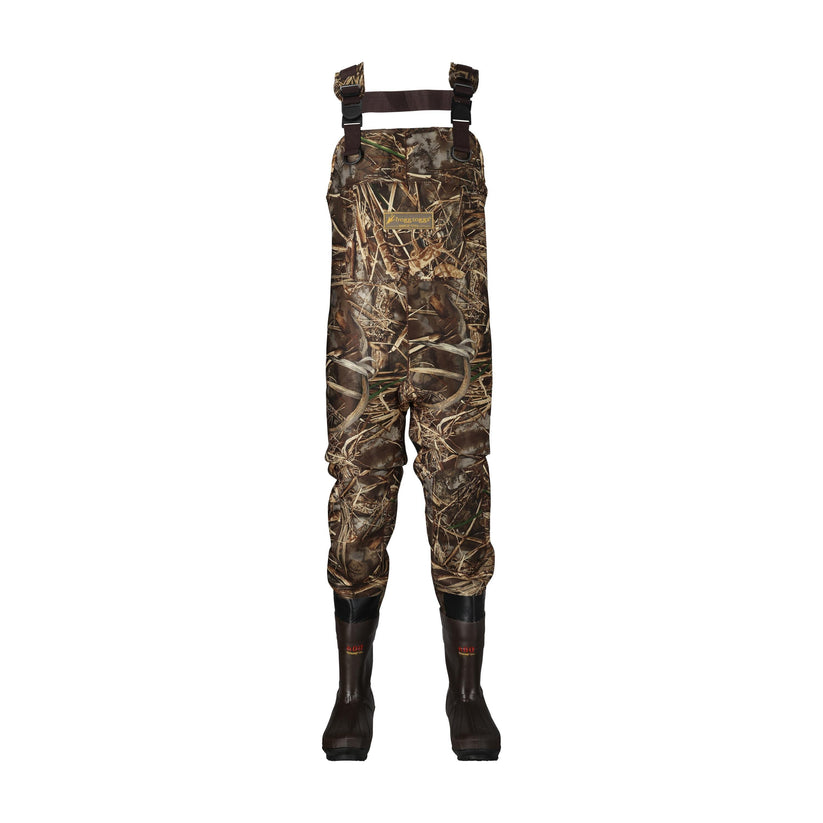 Frogg Toggs Men's Amphib 3.5mm Neoprene Bootfoot Wader in Realtree Max-7