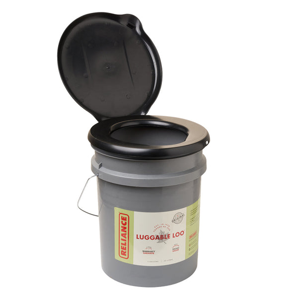 341360 5 Gal Toilet-Portable Camping Bag Grey