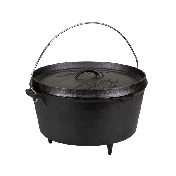 Stansport Pre-Seasoned Cast Iron Dutch Oven with Legs