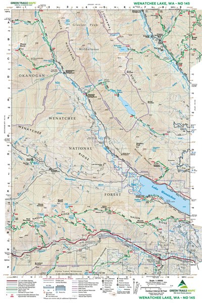 Green Trail Maps - Ascent Outdoors LLC