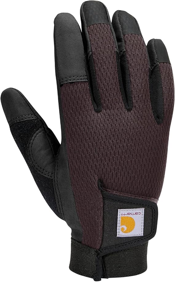 Carhartt Synthetic Leather High Dexterity Touch Sensitive Secure Grip Cuff Glove Women's