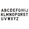 Seachoice 74131 Gothic 3" Black "A" Letter Stickers
