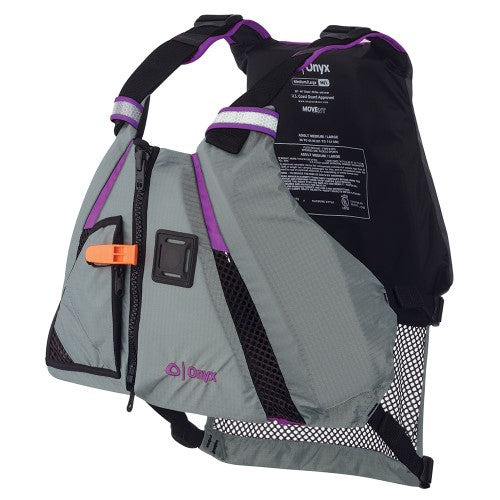122200-600-060-18 Movevent Dynamic Paddle Sports Vest Purple & Grey - Extra Large & 2XL