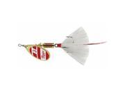 Mepps Aglia Dressed Spinner - 1/4 Oz. - Red White White