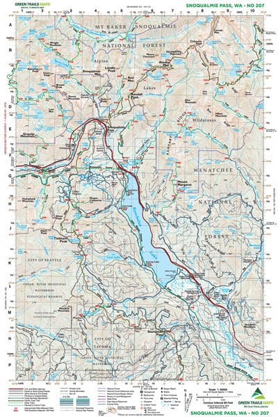 Green Trail Maps - Ascent Outdoors LLC