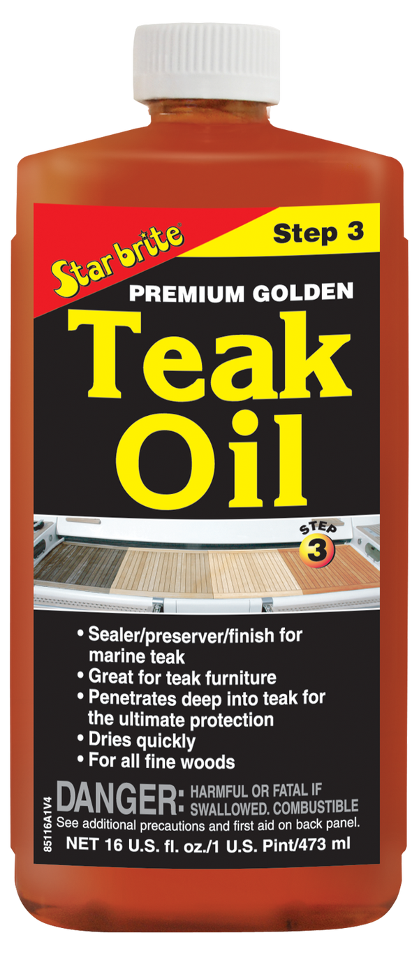 Starbrite Premium Teak Oil-Step 3