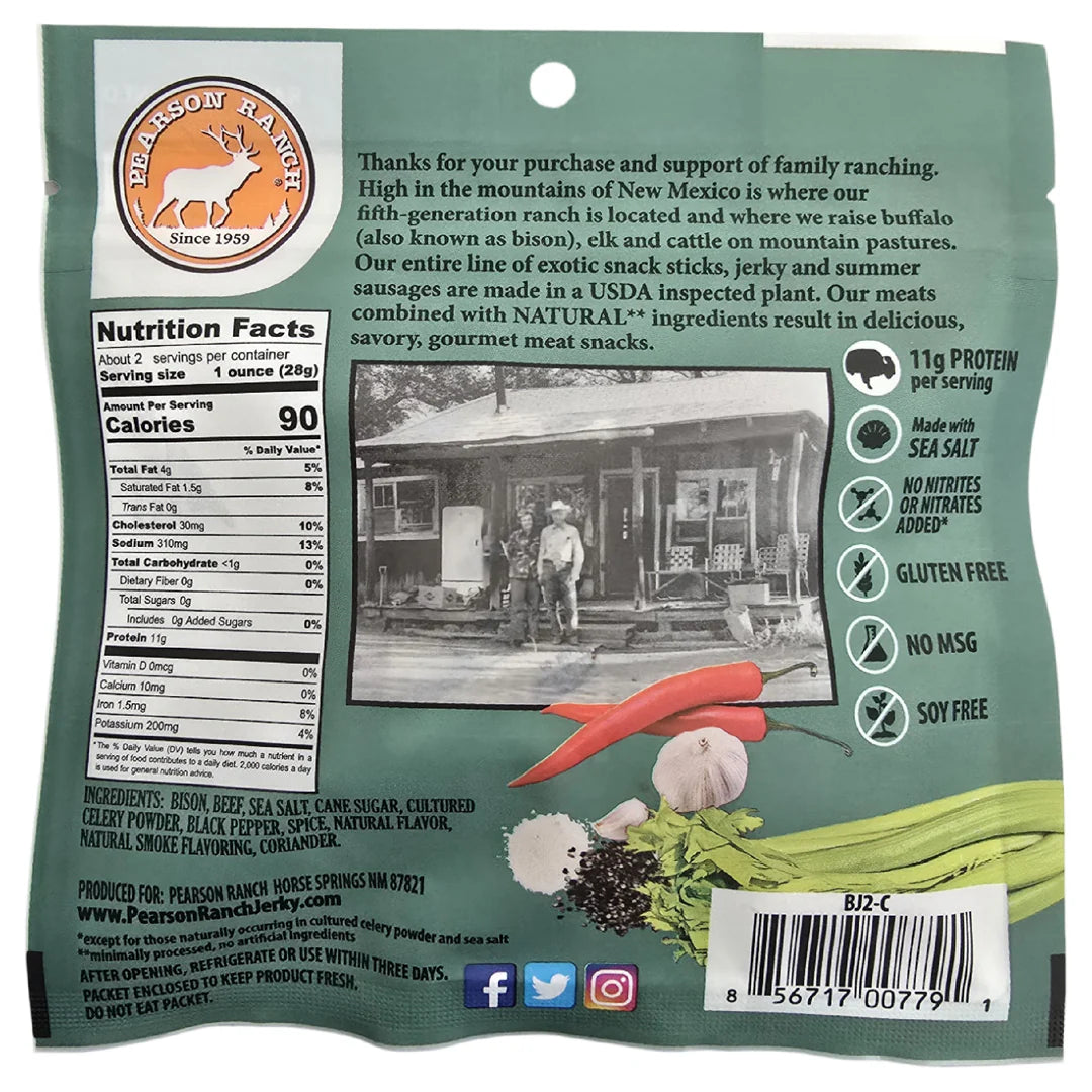 Pearson Ranch Bison Jerky