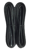 Obenauf's Boot Laces Industrial Strength Black Waxed Round Black -54"