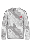 Daiwa D-Vec Snow Camo "Red Logo" LS Perf Sunshirt Men's