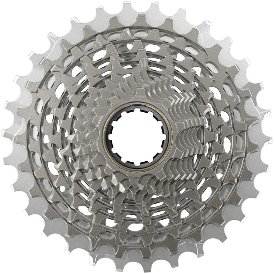 SRAM RED XG-1290 Cassette - 12-Speed For XDR Driver Body Silver E1