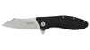 Kershaw Grinder Folding Knife - 3.25" Plain Clip Point Blade with Assisted Flipper