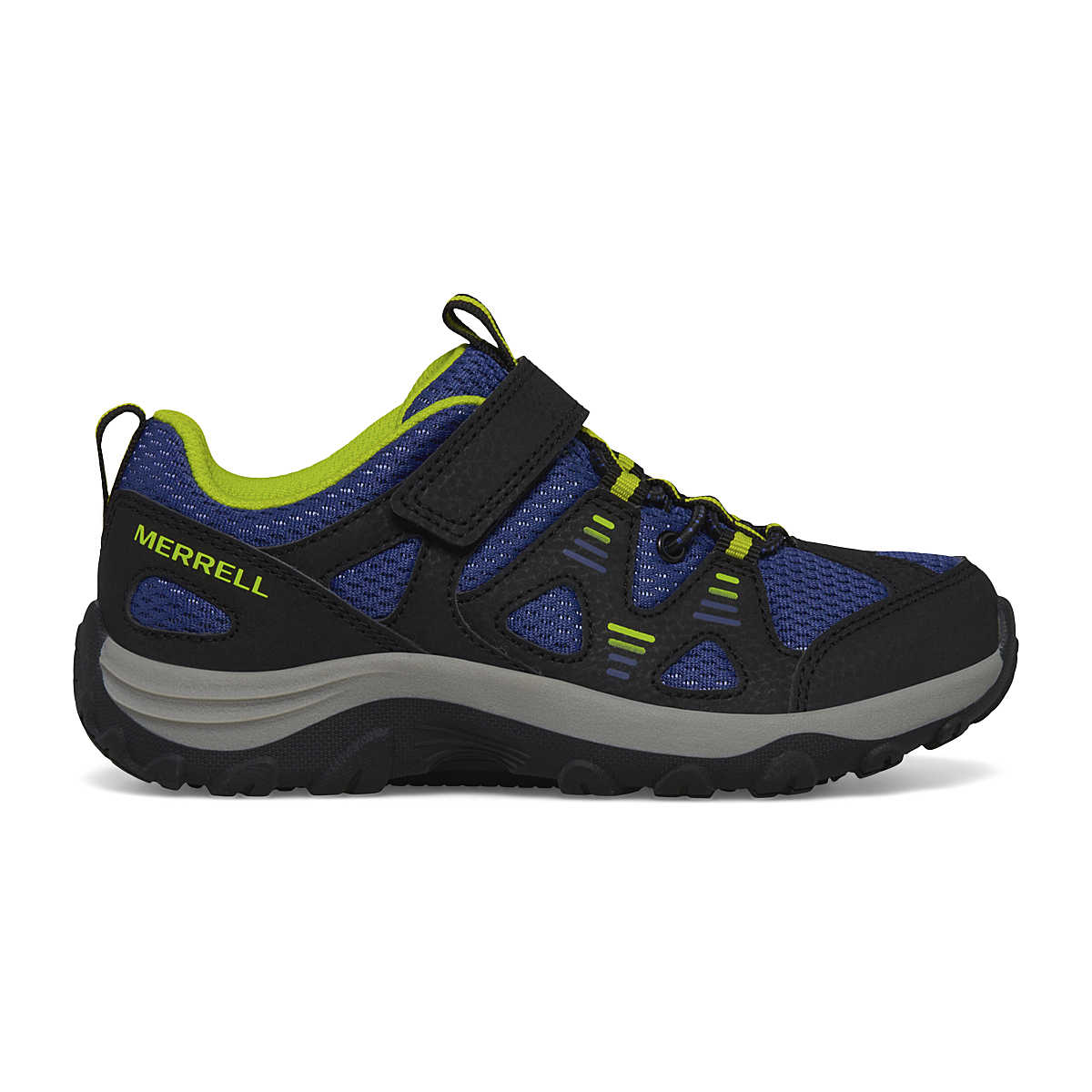 Merrell TRAIL CHASER 2 - BLACK/BLUE/LIME Size 3