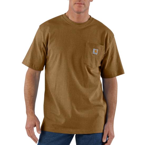 Carhartt Men's Loose Fit Heavyweight Short-Sleeve Pocket T-Shirt
