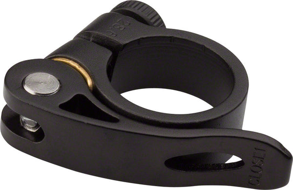 Zoom Alloy Seatpost Clamp - 28.6mm QR Black