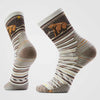 Smartwool Hike Targeted Cushion Bear Stripe Mid Crew Socks Men's