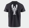 Grundens Salmon Eat Your Words HD Pocket Tee