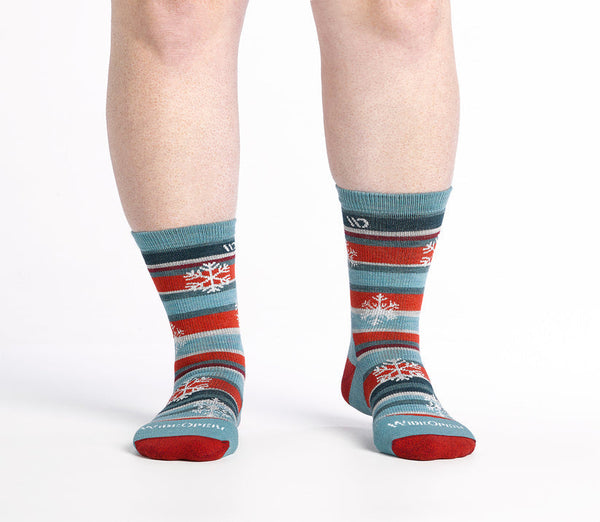 Wide pen Sparkle Midweight Micro Crew Socks Women's