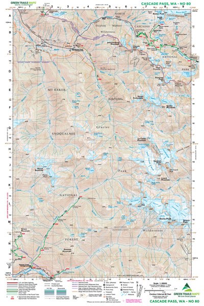 Green Trail Maps - Ascent Outdoors LLC