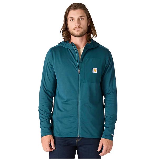 Carhartt Force Relaxed Fit Full-Zip Long-Sleeve Hooded Fleece-Lined Shirt Men's