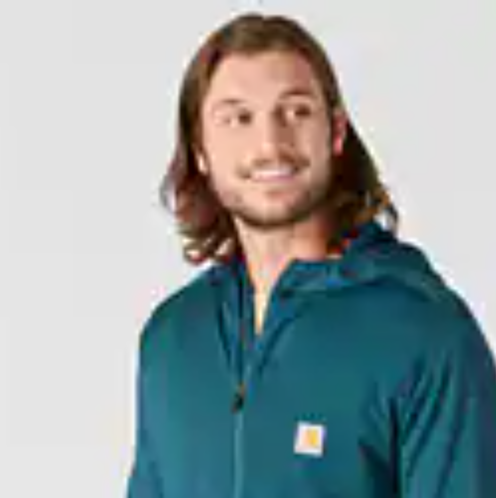 Carhartt Force Relaxed Fit Full-Zip Long-Sleeve Hooded Fleece-Lined Shirt Men's