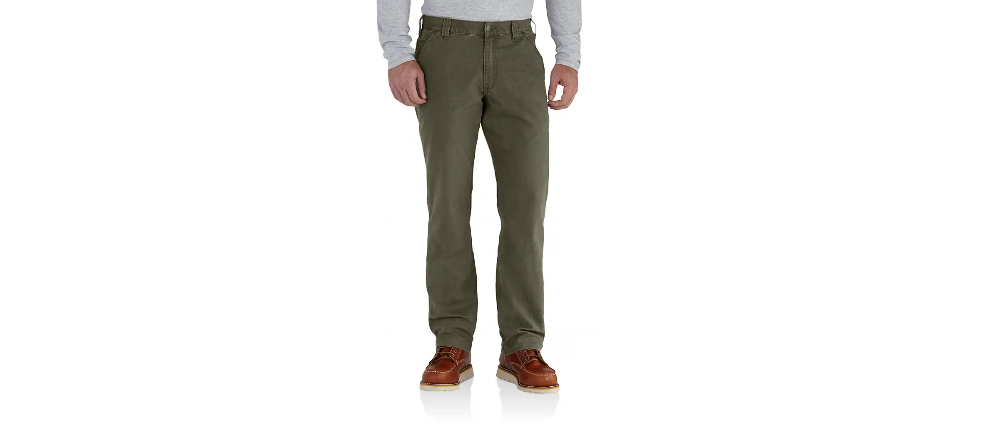 Carhartt Relaxed Straight Rigby Canvas Dungaree Work Pants Men's