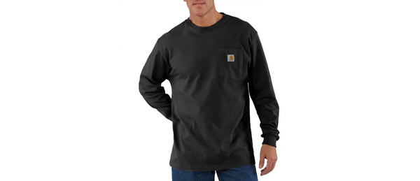 Carhartt Men's Loose Fit Heavyweight Long-Sleeve Pocket T-Shirt