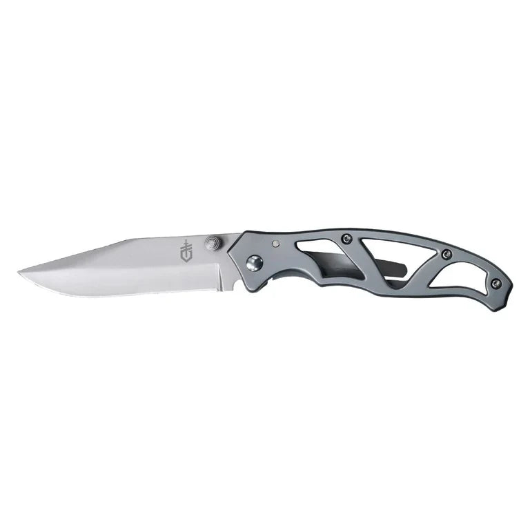 Gerber Paraframe Mini 5.25 Plain Edge Blade Folding Knife with Clip Stainless Steel