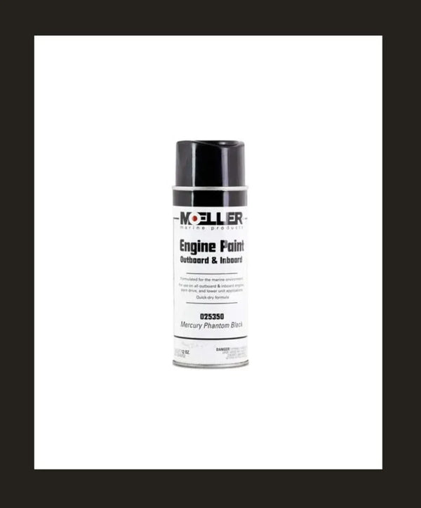 Moeller Engine Spray Paint (12 Oz.) Mercury Phantom Black