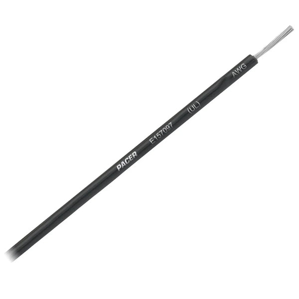 Pacer Black 14 AWG Primary 25' Wire