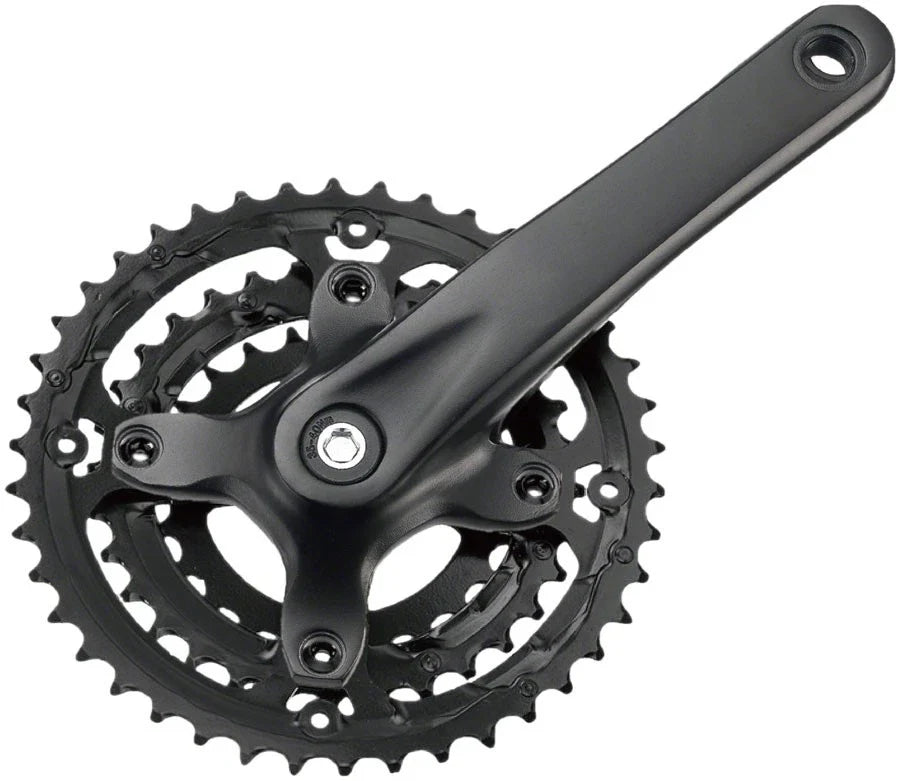 Samox AF29 Crankset - 175mm, 9-Speed, 48/36/26t, 104/Riveted BCD, JIS Square Tap