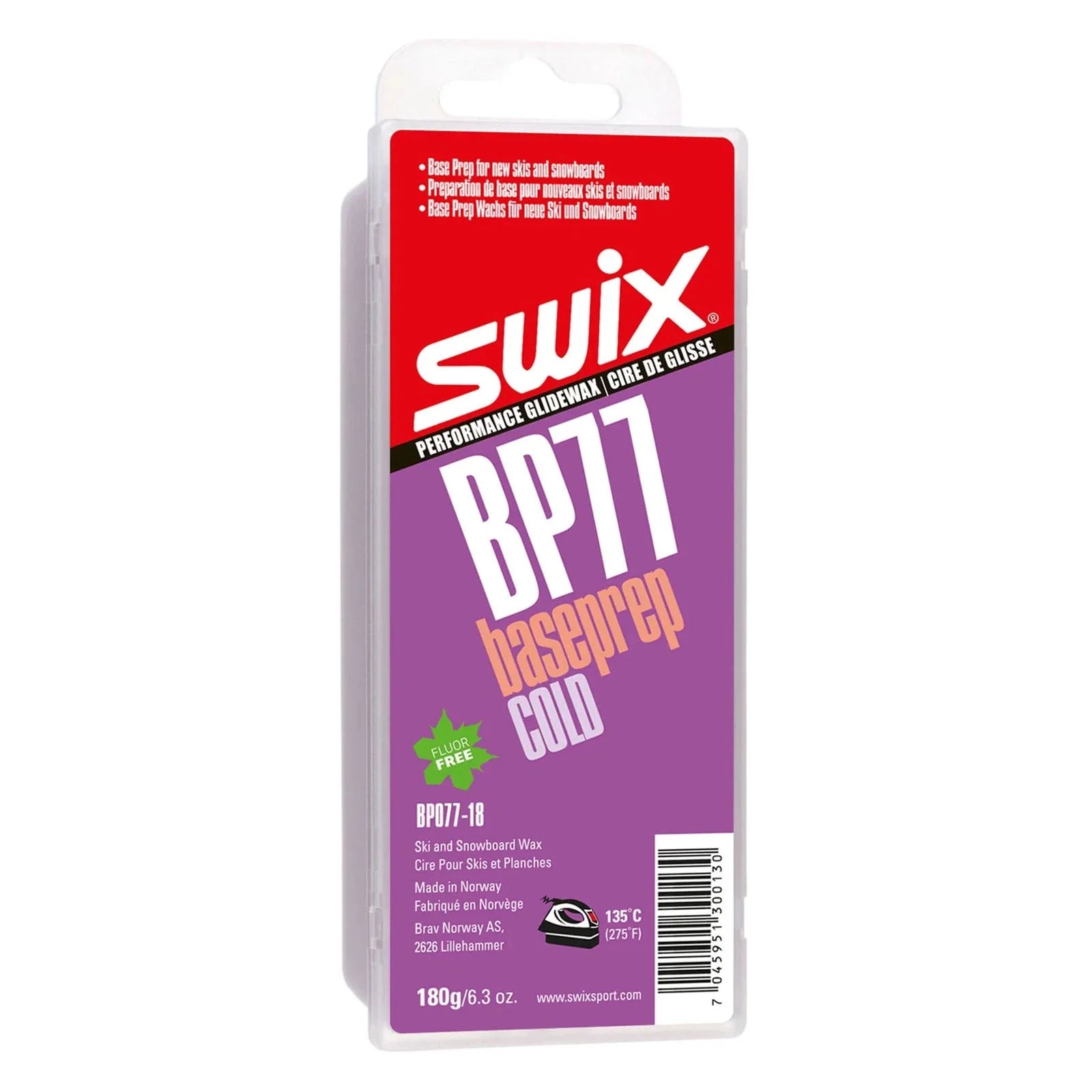 Swix BP77 Base Prep Hard 180g