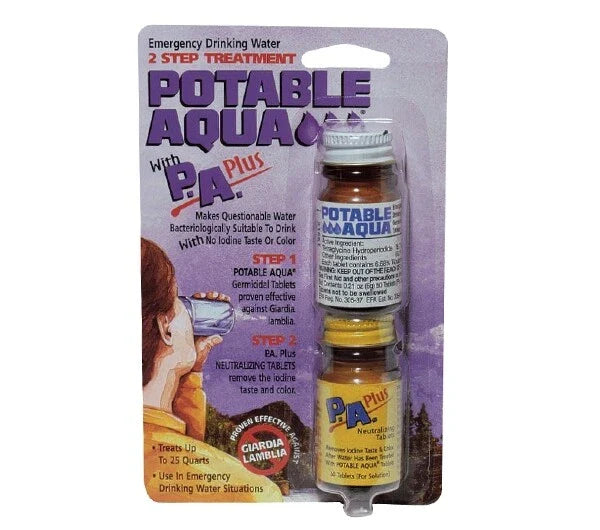Potable Aqua Plus Water Purification Tablets
