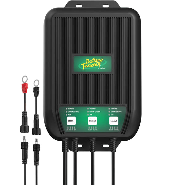 Battery Tender WaveCharge Pro 3 Bank Multibank Charger 30 AMP