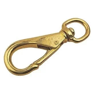 Sea Dog 139131-1 3-3/16" L Cast Brass Swivel Eye Boat Snap