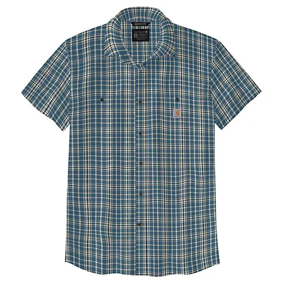 Carhartt Rugged Flex Relaxed Fit Lightweight Short-Sleeve Plaid Shirt