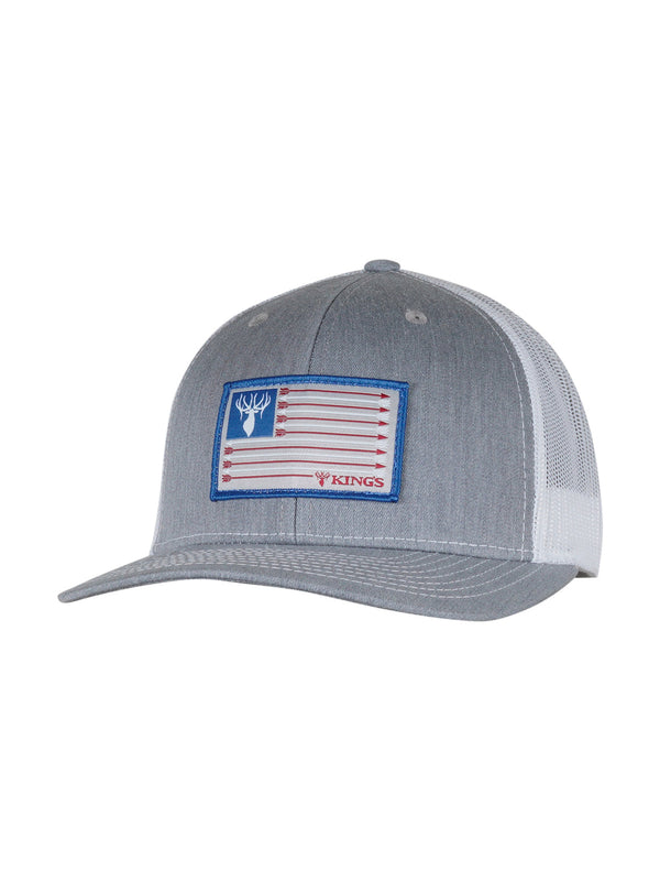 King Camo Flag Logo Patch Hat