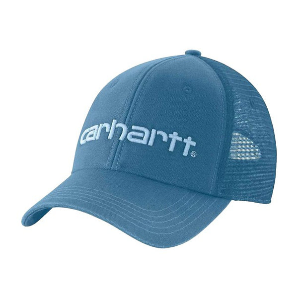 Carhartt Men's Canvas Mesh-Back Logo Graphic Snapback Hat