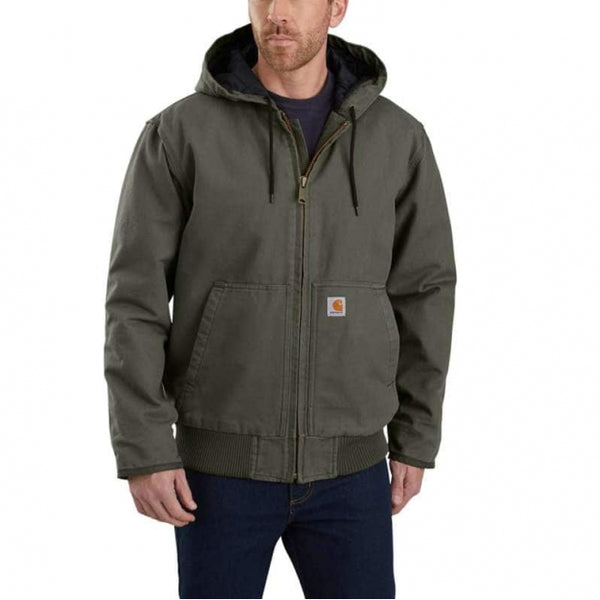 Carhartt Men's Loose Fit Washed Duck Ins Actve Jac