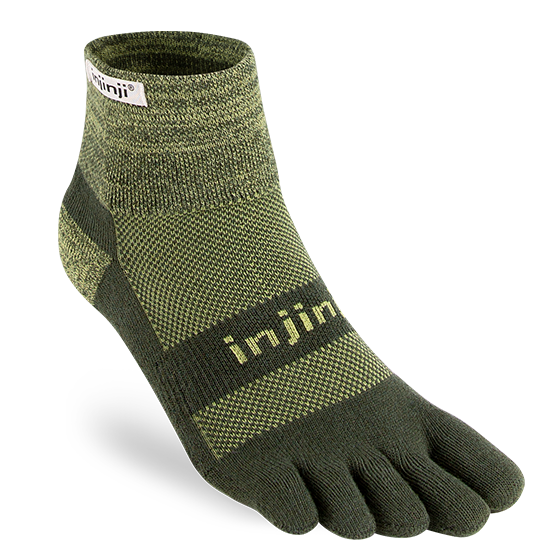 Injinji Trail Midweight Mini-Crew Socks - Ascent Outdoors LLC