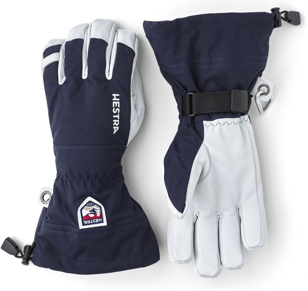 Hestra Army Leather Heli Ski 5-finger Glove