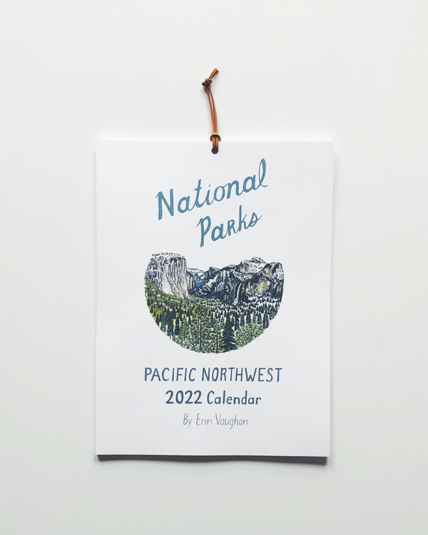 Erin Vaughan 2022 Pacific Northwest Calendar - Miyar Adventures