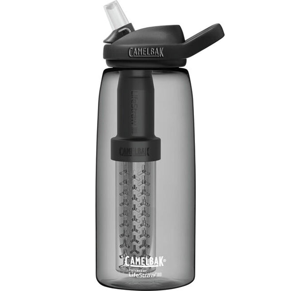 CamelBak 32oz Eddy+ Tritan Renew Water Bottle Filtered by Life Straw - Charcoal Gray