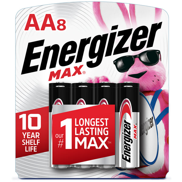 Energize Max Batteries AA 4X6X8EA