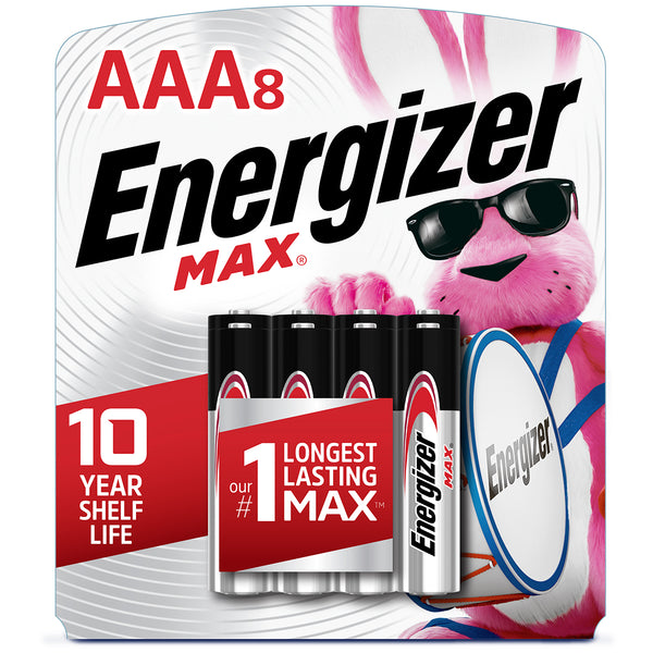 Energize Max Batteries AAA 4X6X8EA