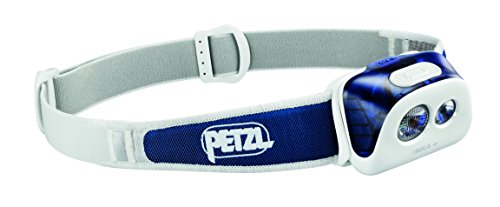 Petzl Tikka Plus Headlamp 160 Lumens with Simple Push-Button System for Quick Lighting Mode Selection, White