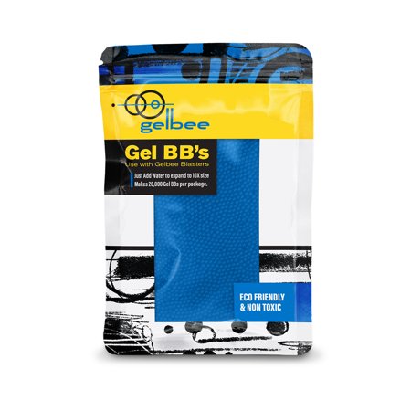 Gelbee Gel BBs, 20,000 Count, Blue 0.29