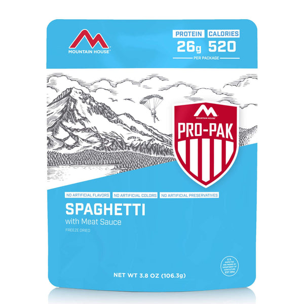 Mountain House Spaghetti With Meat Sauce Pro-Pak - Ascent Outdoors LLC